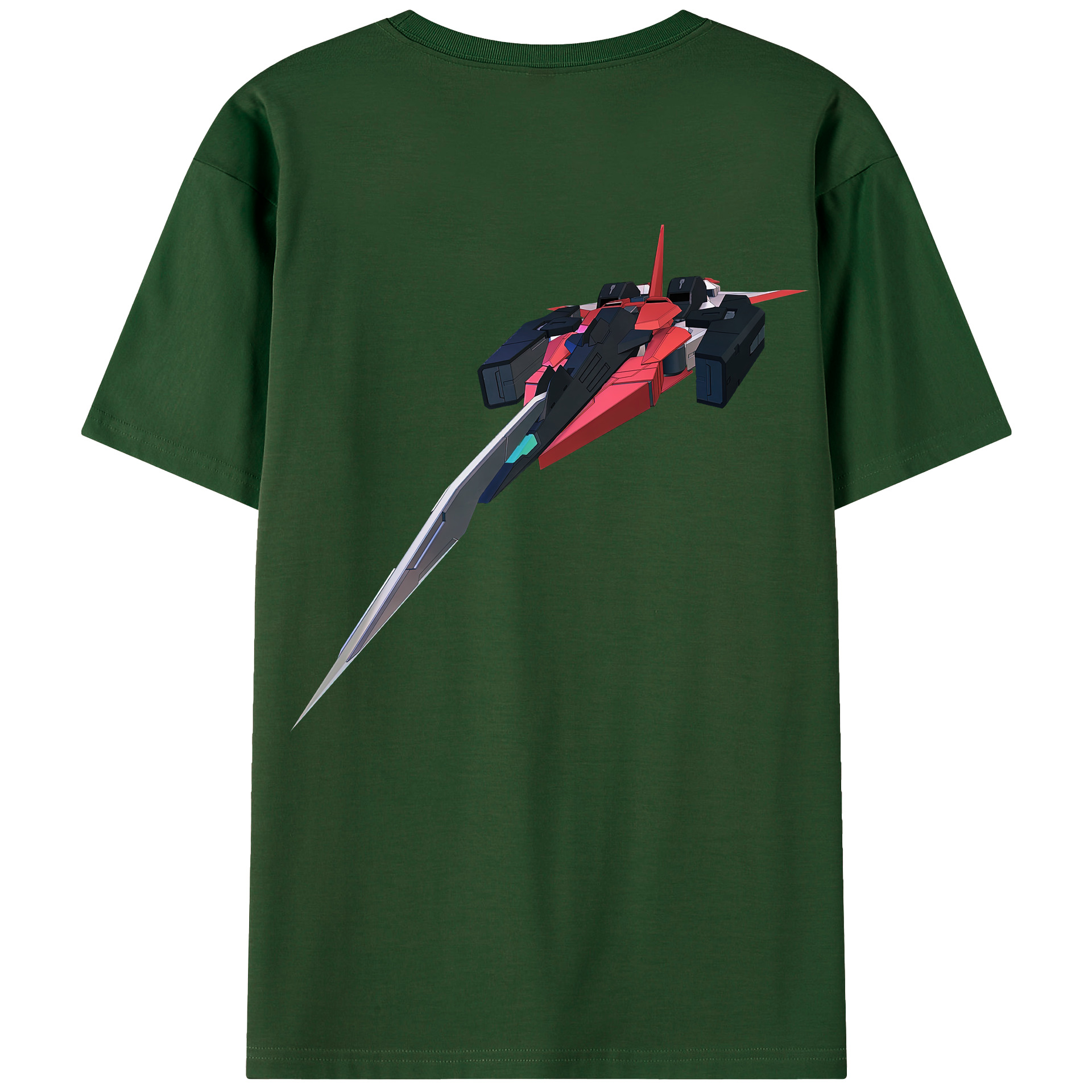 （画像用） 機動戦士ガンダム Mobile Suit Gundam 綿100％半袖Tシャツ（背面プリント）
